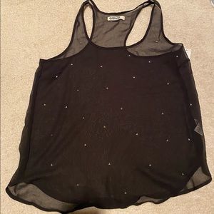 Garage Sheer Black Top Small